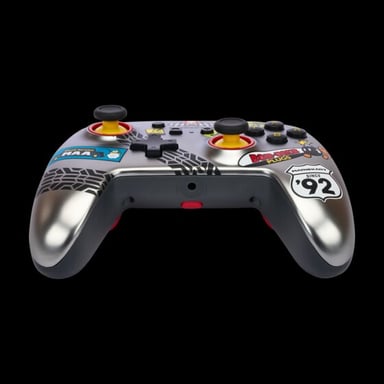 PowerA NSGP0145-01 mando y volante Negro, Azul, Naranja, Rojo, Plata, Blanco USB Gamepad Analógico/Digital Nintendo Switch