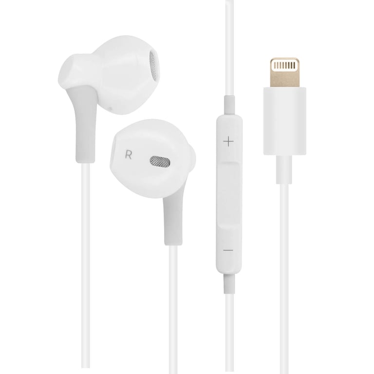 Écouteurs Bluetooth Avec Connecteur Lightning Micro Boutons Moxie Neuf