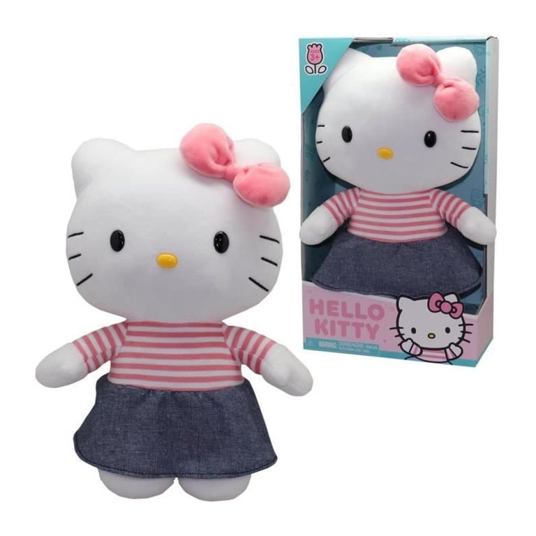 Peluche Hello Kitty GPTOYS HKT131 – 30 cm Modèle Robe Denim - vue 2