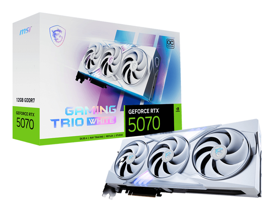 MSI Carte graphique interne GeForce RTX 5070 12G GAMING TRIO OC - vue 8