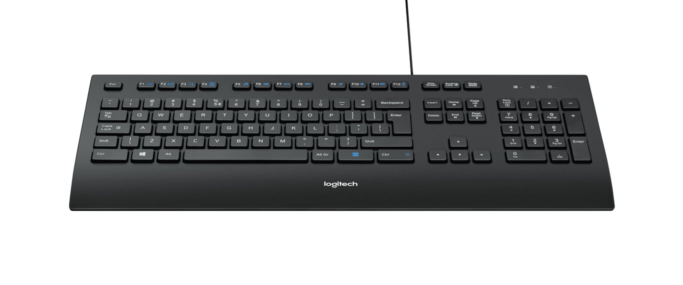 Logitech Corded K280e Clavier USB International US - vue 2