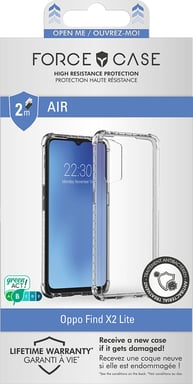 FORCE CASE FCAIRFINDX2LT funda para teléfono móvil Transparente