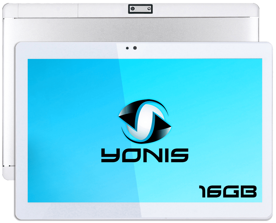 Tablette 4G Android 6.0 10 Pouces FHD 1920X1200P Double Sim 4G Quad Core 1.3 Ghz YONIS