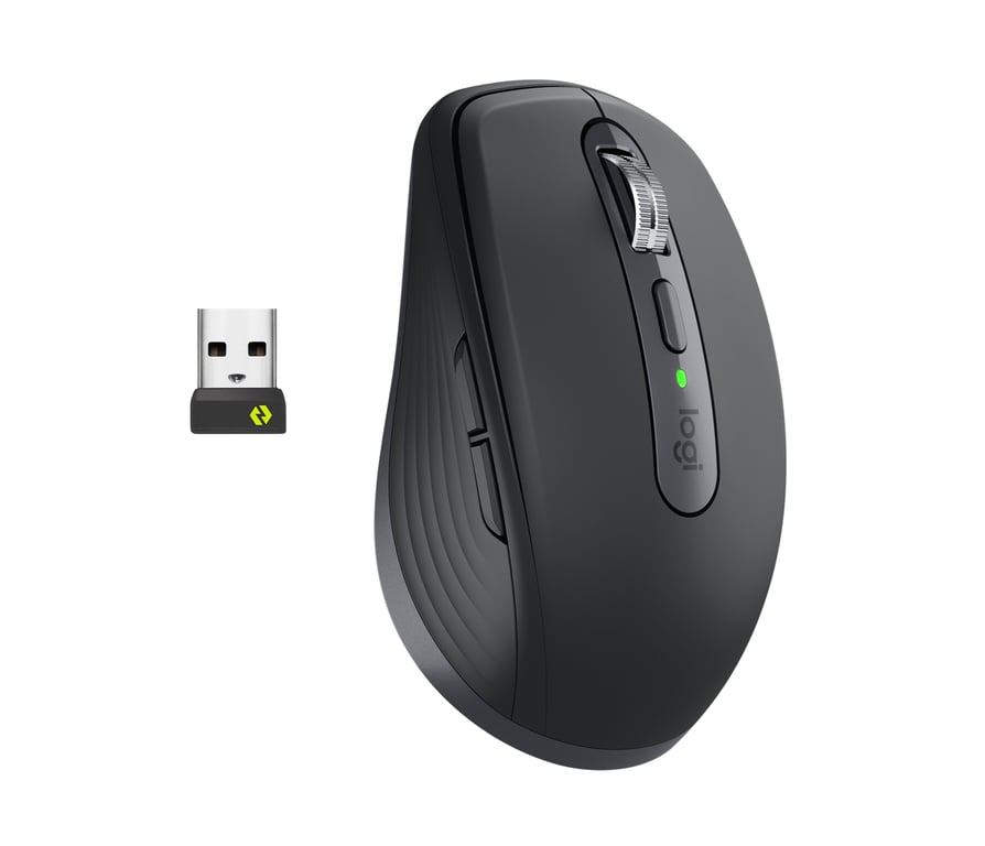 Logitech 910 006205 Bureau Droitier RF sans fil + Bluetooth Laser 4000 DPI Neuf - vue 3