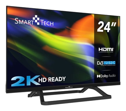 Smart-Tech 24HN01V3CA TV 61 cm (24'') HD Noir 200 cd/m²