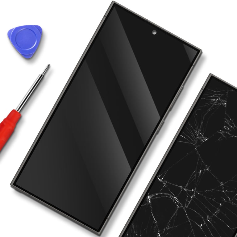 Samsung Écran Complet AMOLED pour Galaxy S24 Ultra Service Pack avec Châssis / - vue 8