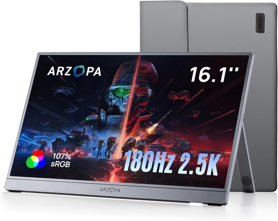 Écran PC Arzopa Z3FC 16 1 QHD 180Hz IPS Portable USB C Mini HDMI - vue 2