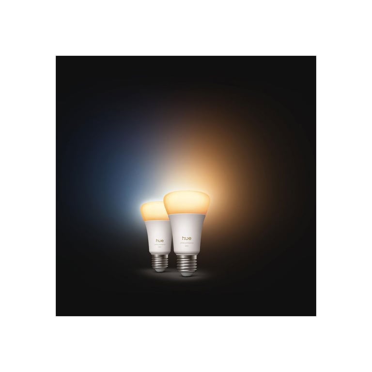 Pack de 2 Ampoules connectées Philips Hue White Ambiance A60 929003854802 E27 810 lm 6W dimmables Blanc Ambiance - Neuf