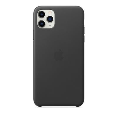 Funda de piel negra para Apple iPhone 11 Pro Max