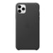 Funda de piel negra para Apple iPhone 11 Pro Max