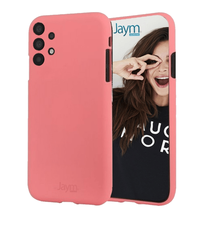 JAYM - Coque Silicone Soft Feeling Rose pour Samsung Galaxy A22 5G ? Finition Silicone ? Toucher Ult
