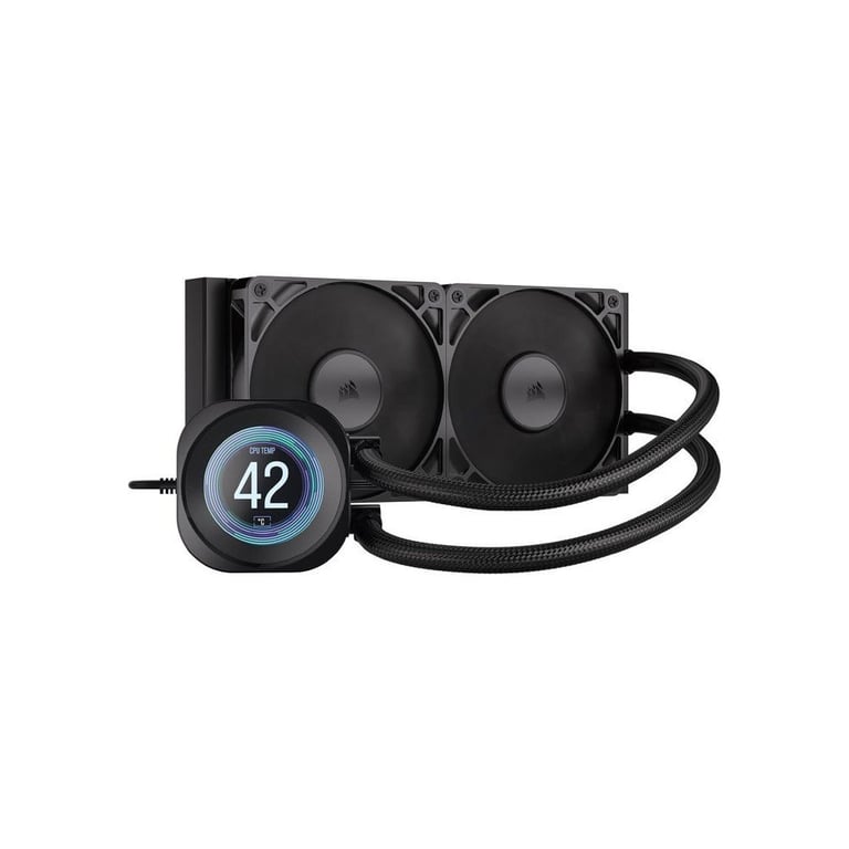 Corsair Nautilus 240 RS LCD Processeur Refroidisseur de liquide tout-en-un 12 cm Noir 1 pièce(s) - Neuf