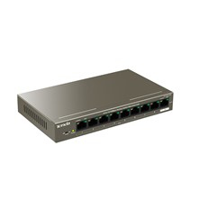 Tenda TEF1109P 8 commutateur réseau Fast Ethernet 10100 Connexion Ethernet supportant 'alimentation via ce port PoE Métallique Neuf - vue 3