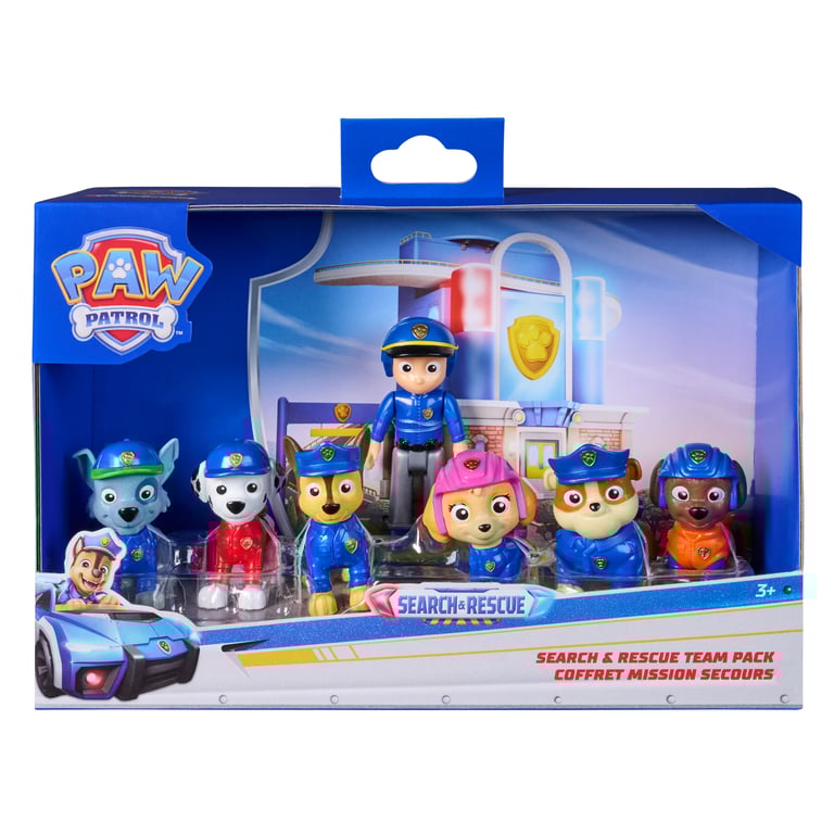 Multipack 7 figurines Seach & Rescue La Pat'Patrouille Neuf - vue 1