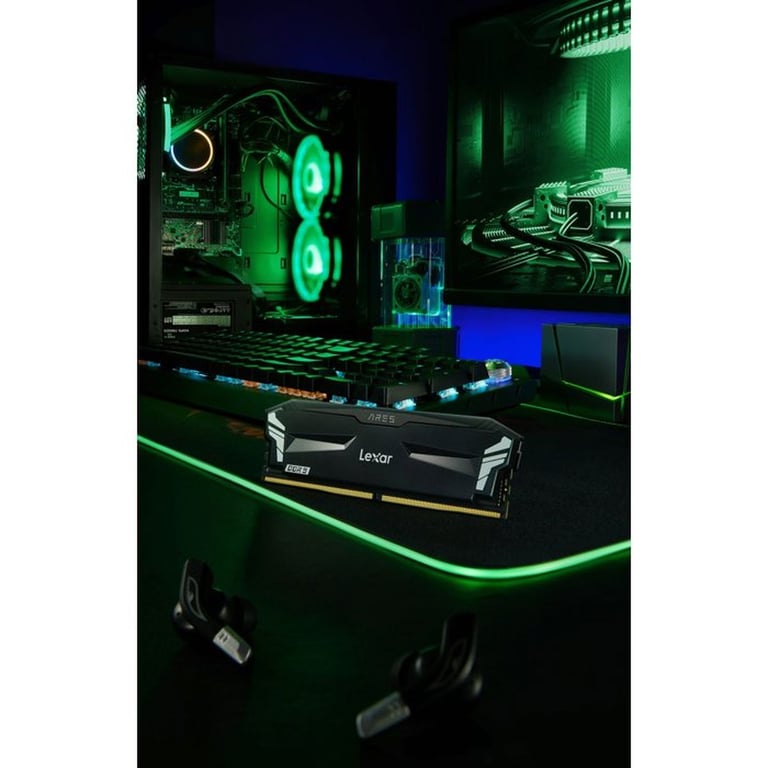 Lexar ARES RGB DDR5 module de mémoire 2 x 6400 MHz ECC Neuf - vue 5