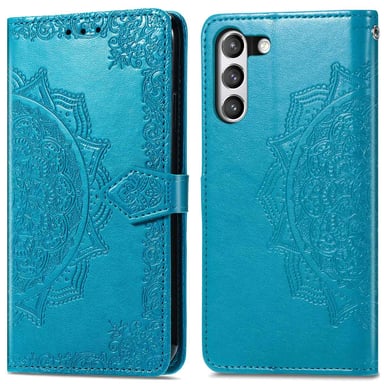 imoshion Etui de télephone Mandala pour Samsung Galaxy S21 FE - Turquoise