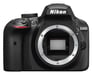Nikon D3400 Cuerpo de la cámara SLR 24,2 MP CMOS 6000 x 4000 Pixeles Negro