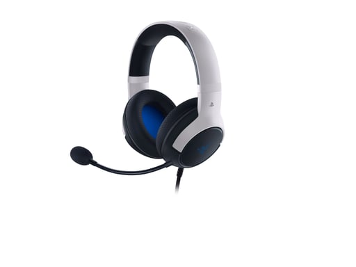 Razer Kaira X Casque Avec fil Arceau Jouer Noir, Blanc