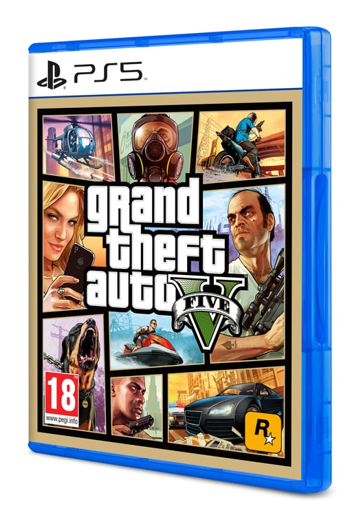 Jeu playstation 5 Rockstar Grand Theft Auto V GTA 5 - vue 3