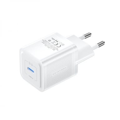 Vention GaN Cargador de pared USB-C 20W - Carga rápida UE - Color Blanco