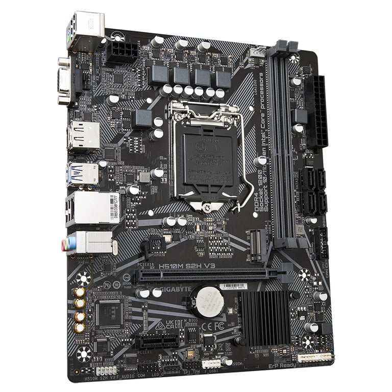 GIGABYTE H510M S2H V3 carte mère Intel H470 Express LGA 1200 Socket H5 micro ATX Neuf - vue 3