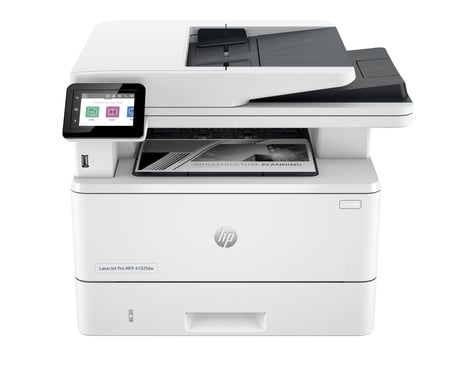 HP LaserJet Pro 4102dw Inalámbrico Multifunction Blanco y negro Impresora, Fotocopiadora, escáner; Dúplex