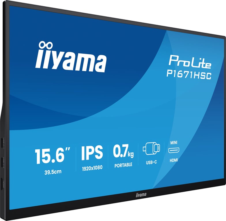 iiyama 15.6 LED P1671HSC B1 - vue 7