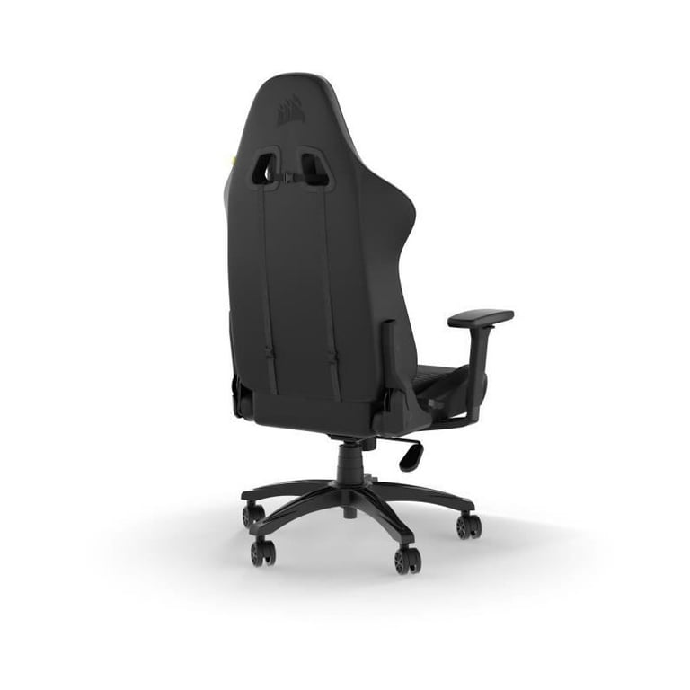 CORSAIR - Chaise bureau - Fauteuil Gaming - TC100 RELAXED - Similicuir - Ergonomique - Accoudoirs réglables - Noir - (CF-901005 - Neuf