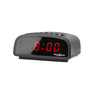 Sveglia Digitale con Display LED e Funzione Snooze Compatta