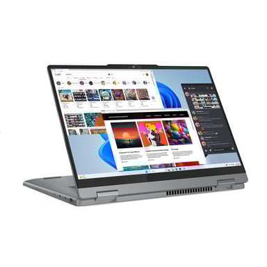 Lenovo IdeaPad 5 2-in-1 14IRH9 Intel® Core™ i7 i7-13620H Híbrido (2-en-1) 35,6 cm (14'') Pantalla táctil WUXGA 16 GB LPDDR5x-SDRAM 1 TB SSD Wi-Fi 6 (802.11ax) Windows 11 Home Alemán Gris
