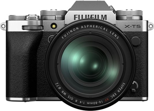 Fujifilm X -T5 + XF16-80mm F4 R OIS WR Cuerpo MILC 40,2 MP X-Trans CMOS 5 HR 7728 x 5152 Pixeles Plata