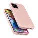 Custodia antiurto in morbido silicone gel per Apple iPhone 12 Pro Max, Rosa sabbia