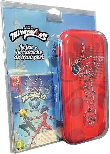 Bundle Sacoche + Miraculous Rise of the Sphinx Switch Code de téléchargement Neuf