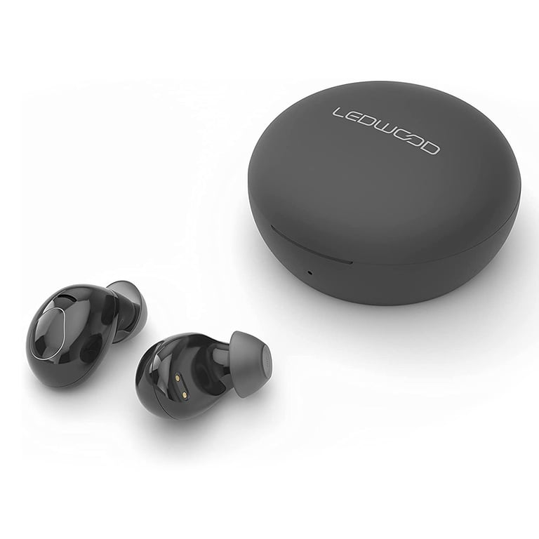 SOUNDUNIQ I9W-BLK Ecouteurs sans Fil - Noir Bluetooth 5.0 - Intra  Auriculaire - Autonomie 12 H - Tactile - Chargement Induction - Sounduniq