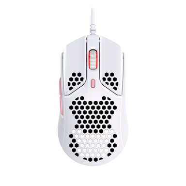 Ratón gaming HyperX Pulsefire Haste (blanco-rosa)