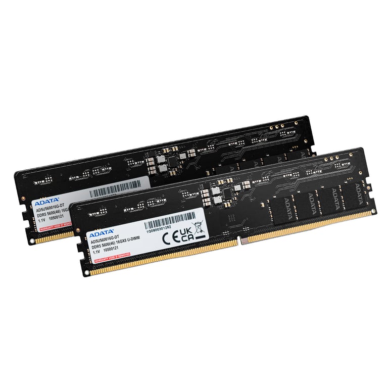 ADATA DDR5 5600 U DIMM module de mémoire 8 Go 1 x 8 Go 5600 MHz Neuf - vue 3