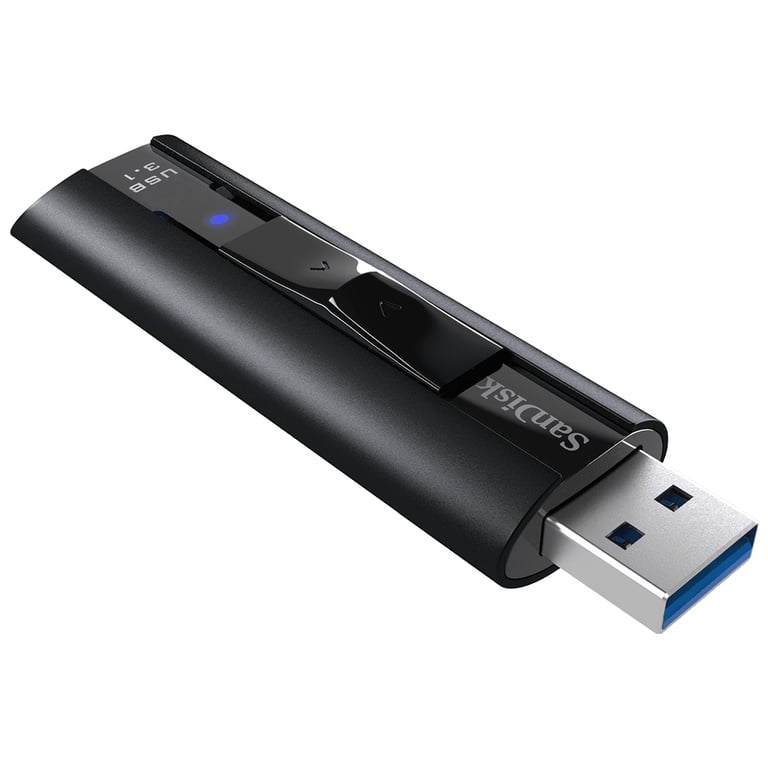 SanDisk Extreme Pro lecteur USB flash 256 Go USB Type-A 3.2 Gen 1 (3.1 Gen 1) Noir - Neuf