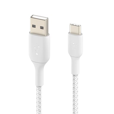 Belkin CAB002BT3MWH cable USB 3 m USB A USB C Blanco