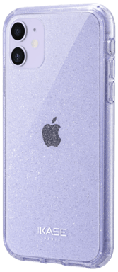 Guscio ibrido scintillante invisibile per Apple iPhone 11, viola