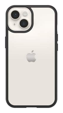 Custodia React Series per iPhone 14, antiurto, antigoccia, ultrasottile, protezione sottile, testata secondo gli standard militari, antimicrobica - trasparente e nera