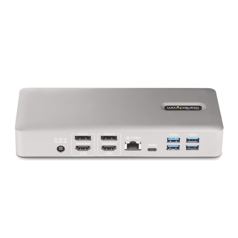 StarTech.com Station d'accueil Thunderbolt 4 quadruple affichage 4K 60 Hz Power Delivery - vue 2