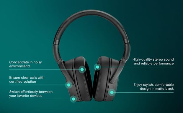 Epos Micro-casque ADAPT 360 - Neuf Noir - vue 2