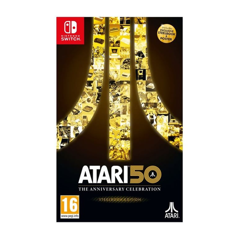Atari 50: The Anniversary Celeb. Steelbook Ed. Nintendo SWITCH Neuf