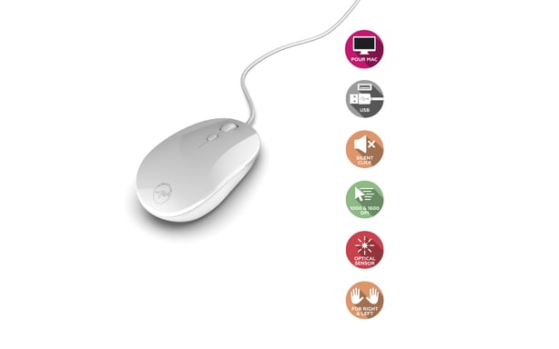 MOBILITY LAB - Souris Filaire USB pour MAC / WINDOWS
