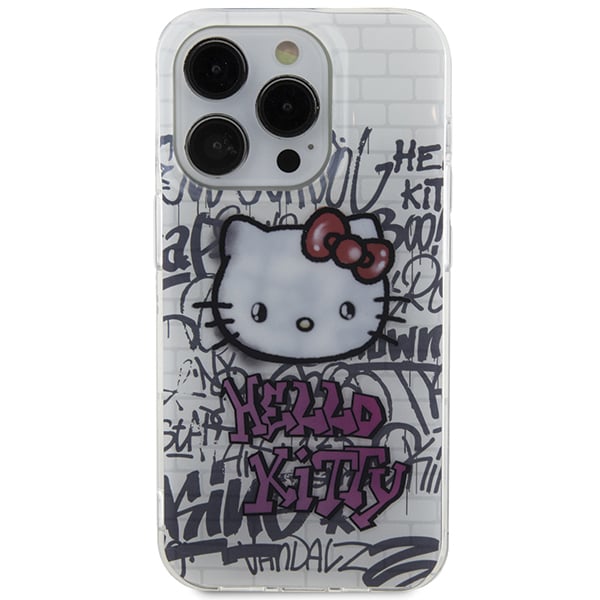 Coque de téléphone HELLO KITTY iPhone 14 Pro Max Design Hello Kitty Souple Graffiti - vue 2