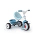 Tricycle Smoby Be Move Bleu avec Canne et Roues Silencieuses