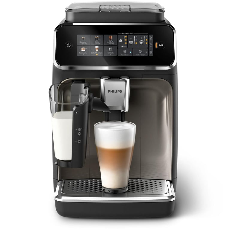 Philips Série 3300 Noir / Chrome EP3347/90 Machine expresso broyeur,6 boissons, carafe LatteGo - Neuf
