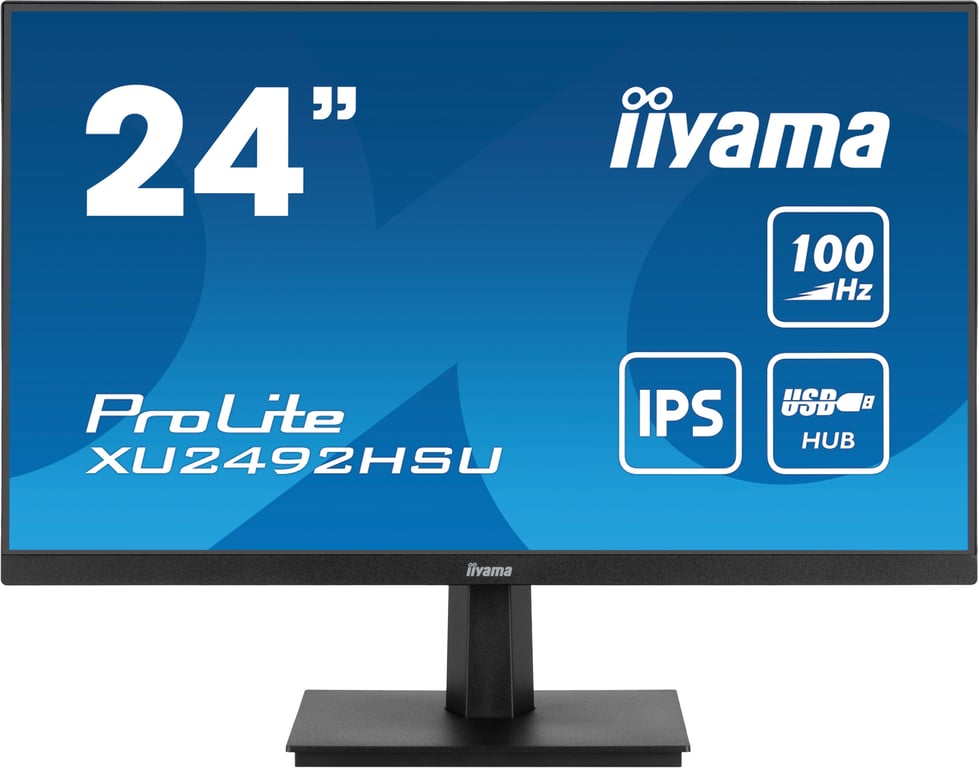 iiyama XU2492HSU B6 23.8" IPS 1920x1080100Hz 1H1DP - vue 2