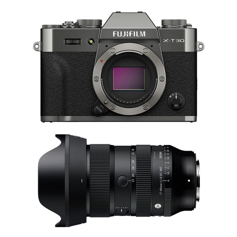 FUJIFILM X-T30 III ANTHRACITE + Objectif SIGMA 17-40 f/1.8 DC ART