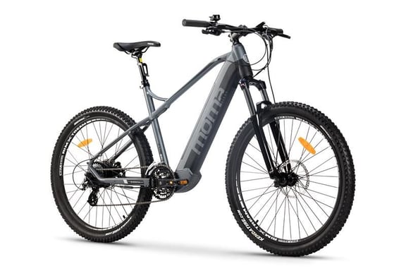 Bicicleta Electrica, EMTB-27.5'', Suspension Delantera, SHIMANO 24v & Doble Frenos Disco Hidráulicos, Bateria Integrada Ion Litio 48V 13Ah